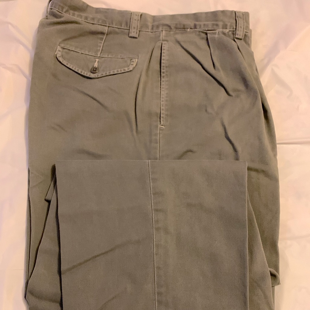 Olive Green Casual Pants